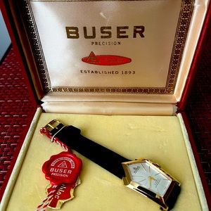 NOS Buser Gothic Gents Wristwatch